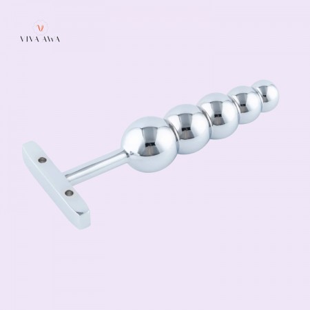 Anal Beads Stainless Steel Stacked Ball India Anal Play