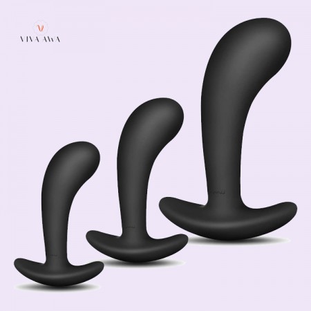 Anal Trainer Kit India Butt Plug Pack of 3 Silicone Plugs Training Anal Sex Toys for Beginners