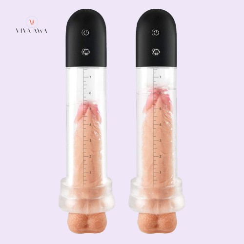 Electric Penis Vacuum Pump Adult Penis Pump Male Extender Stretcher Pump  Erection Pump for Penis -Black Sex Toys for Men