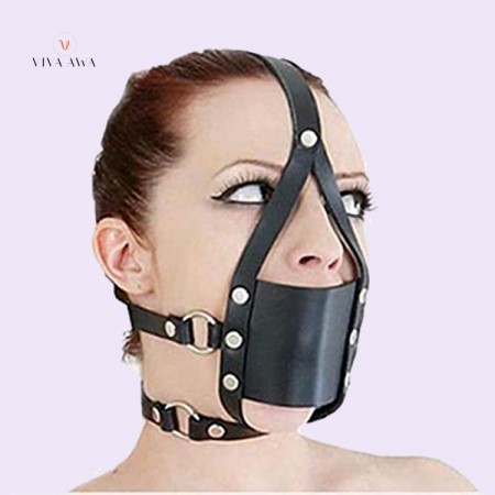 Ball Gag Leather Headwear Headgear BDSM Sex Toy India