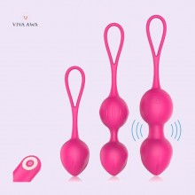 Ben Wa Balls Kegel Balls India For Female Tightening 3 Piece Set Kegel Exercise Ball Pelvic Floor Bladder Control Training Remote Control