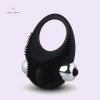 Best Delay Vibrating Clitoris stimulation Cock Ring Sex Toys for Men Black