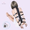 Bondage Restraints Fetish Sexy Strict Armbinder With Collar Set Sexy Slave Fetish Harness Restraint Kit