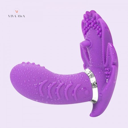 Butterfly Vibrating Wireless Remote Control Adult Sexy Toy USB Rechargeable 