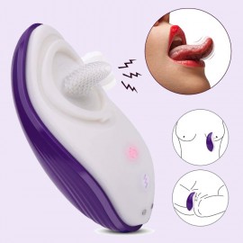 Clitoral Stimulator Silicone Tongue Vibrator Multi Speed Heatable Blowjob Orgasm Female Vibrator India