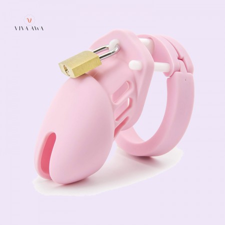 Cock Cage Chastity Cage Silicone Chastity Device Pink 