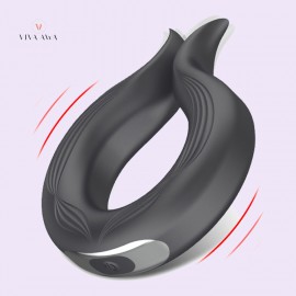Cock Ring Vibrating Penis Ring For Men Delay Ejaculation Erotic Male Sex Toy India