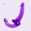 Crystal Double Ended Strapless Dildo Transparent Revolver Dildo Lesbian Sex In India