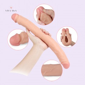 Double-Ended Dildo Super Long Realistic Penis For Lesbians Adult Sex Toys
