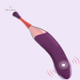 Double Head Vibrator Nipple Stimulator Waterproof India Women Masturbation 