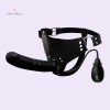 Electric Inflatable Vibrating Strap On Dildo India Sex Toy