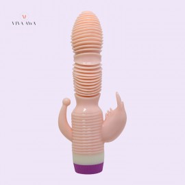 Foldable Rabbit Vibrator Orgasms Female Sex Toy India