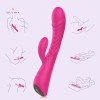 G-Spot Rabbit Vibrator India Waterproof Rechargeable Adult Sex Toys for Women