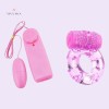 High Speed Egg Massager Vibrators Crystal Ring