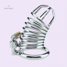 Hollow Design Metal Male Chastity Device Cock Cage Penis Restraints Chastity Bondage BDSM Sex Toys