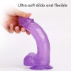 Jelly Purple Dildo Buy Online Soft Sex Indian