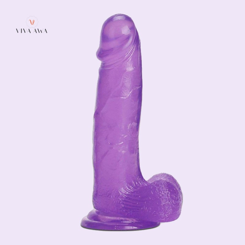 Jelly Purple Dildo Buy Online Soft Sex Indian