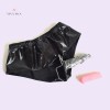 Leather Panty With 5.1 Inch Vibrating Dildo Multispeed Vibration Sex Toy India