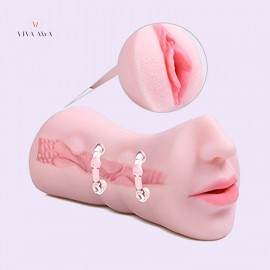 Male Masturbator Wild Oral Sex With Realistic Tongue Teeth Maiden 