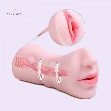 Male Masturbator Wild Oral Sex With Realistic Tongue Teeth Maiden 