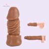 Male Soft Silicone Cock Penis Sleeve Extension Extender Adult Toys