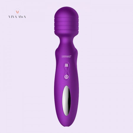 Mini Automatic Heating Wand Massager Rechargeable 12 Mode Sex Toy Women Couple India