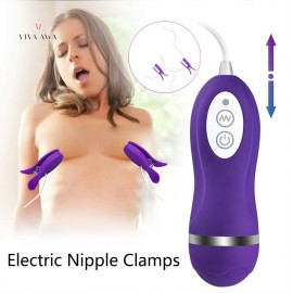 Nipple Clamps Vibrating Breast Clips Nipple Stimulator Remote Control Online Adult Toys For Couples