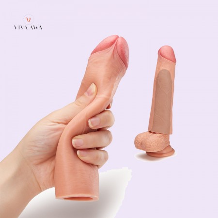 Penis Extender India Cock Sleeve Soft Liquid Silicone 