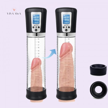 Penis Vacuum Pump With 4 Suction Intensities Rechargeable Electric Automatic Penis Enlargement Pump India