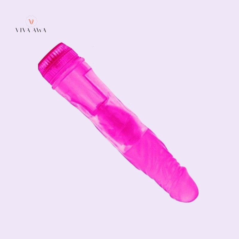 Pink Gel Vibrator Sex Toy For Female