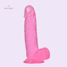 Pink Jelly Dildo for girls Female Sex Toys sex Adult Game