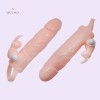 Rabbit Vibrating Penis Sleeve Online India Flesh Color