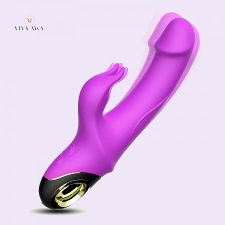 Rabbit Vibrator India Vagina Stimulation Dual Powerful Motors Each 9 Frequency Masturbation Sex Toy for Women