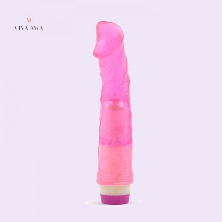 Realistic Pink Vibrator Sillicone Female Sex Toys