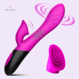 Rotating Rabbit Vibrator G Spot Vibrator Waterproof Clitoral Vibrator 7 Vibration Modes Sex Toys for Women India