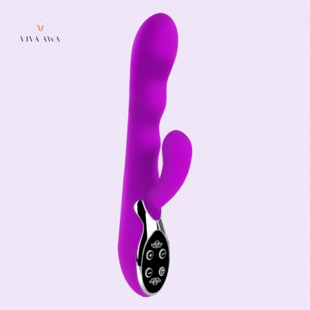 Rotating Vibrator Clit Stimulator For Women G-Spot Clitoris Anal Triple Intense Stimulatio