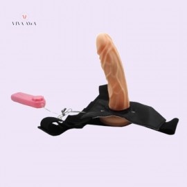 Strap On Dildo With Vibrator (17cm)