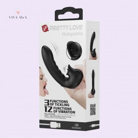 Sucking Finger Vibrator Vibe G Spot Stimulation India Female Vibrator Black