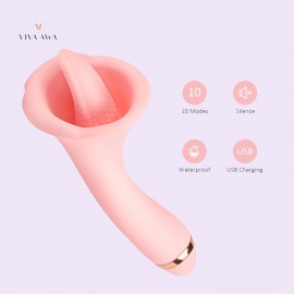 Tongue Vibrator Nipple Stimulator Female Sex Toy Vibrator Online India