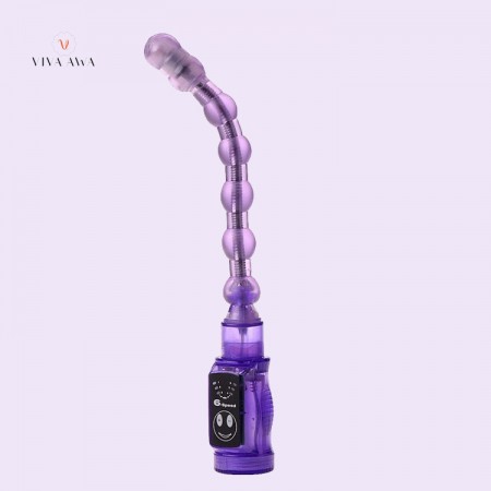 Vibrating Anal Beads Transformable 6-Frequency