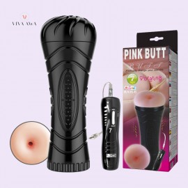 Vibrating Pink Butt Male Masturbator Anal Vibrating Sex Toy India