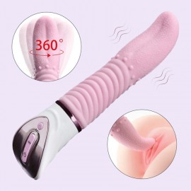 Vibrator Tongue G-Spot 10 Vibration Modes USB Rechargeable Adult Sex Toys For Couples Women