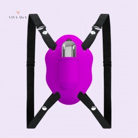 Wearable Panty Vibrator India Butterfly Strap-On Clitoral Stimulator 10 Function Sex Toys For Women