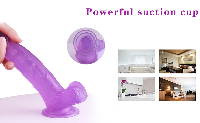 Jelly Purple Dildo Buy Online Soft Sex Indian