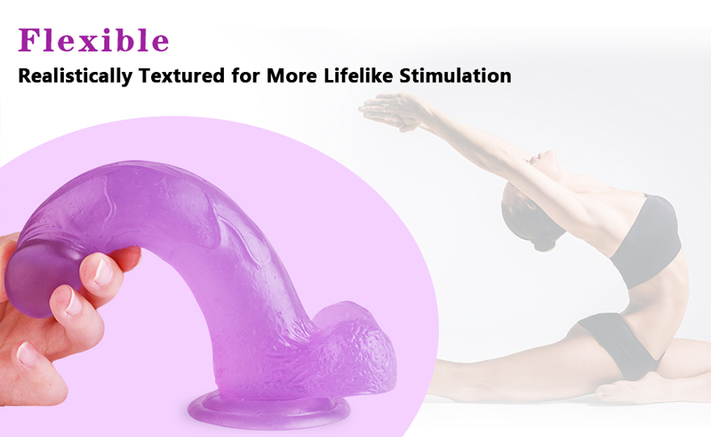 Jelly Purple Dildo Buy Online Soft Sex Indian