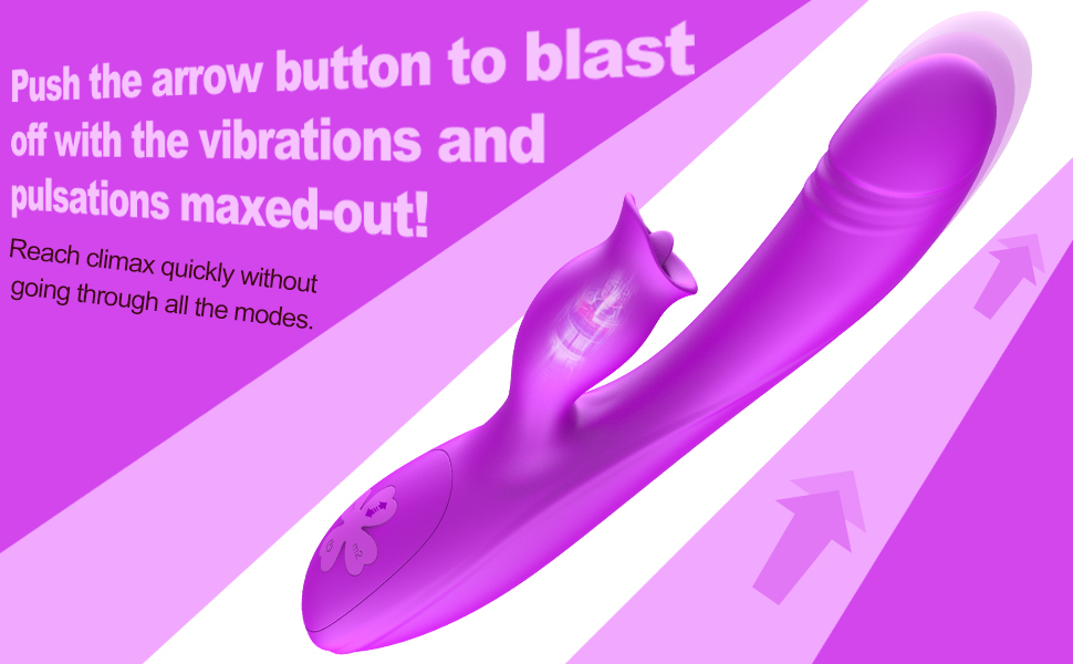 Rabbit Vibrator India 10 Vibrations 7 Pulsations Tongue Licking Dual Stimulation Clit Stimulator