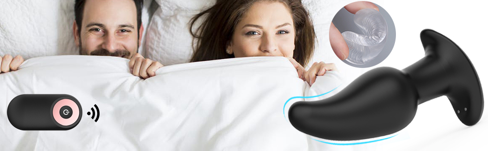 Vibrating Butt Plug 10 Vibration Rotation Remote Anal Vibrator Prostate Massager Beginner Anal Sex India